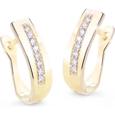 Cutie Jewellery náušnice s trblietavými zirkónmi Z8018-55-10-X-1