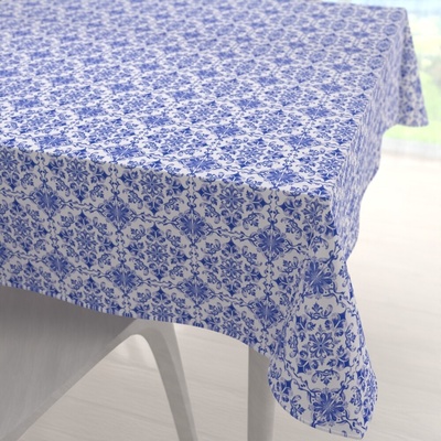 Biante Teflónový štvorcový obrus TF-118 Modro-biely vzor Maroko 70x70 cm
