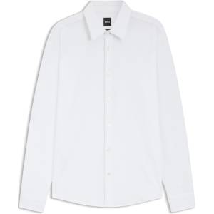 HUGO BOSS Риза с дълъг ръкав Boss Men's Long Sleeve Shirt - White 100