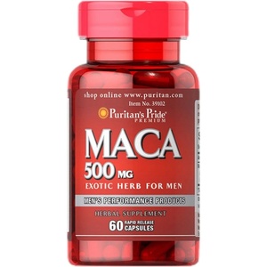 Puritan's Pride Maca 500 mg [60 капсули]