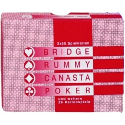 Piatnik Karty Standard 2x55 kariet Bridge Rummy Canasta Poker
