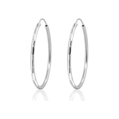 Nubis stříbrné náušnice kruhy NB-3042-35 – Zbozi.Blesk.cz