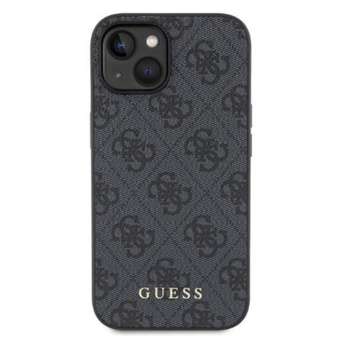 Image 1 of GUESS Оригинален твърд гръб GUESS, За Apple iPhone 15, Сив