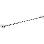 DECOR WALTHER Закачалка на релса за кърпи Stone 80 см бял хром (0975354)
