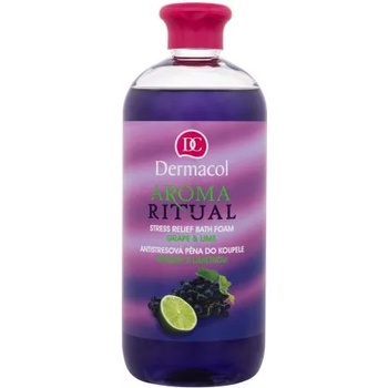 Dermacol Aroma Ritual Grape & Lime омекотяваща пяна за вана 500 ml за жени