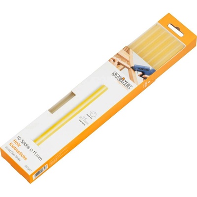 Steinel 006778 lepiace tyčinky 11 mm 250 mm transparentná žltá 250 g 10 ks