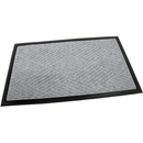 FLOMA Crossing Lines Šedá textilná gumová čistiace vstupná rohož 45 cm x 75 cm x 1 cm