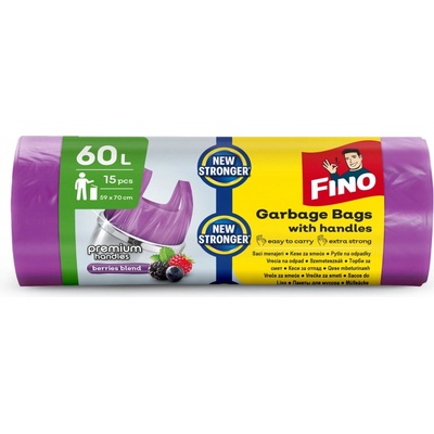 Fino Color Aromatic pytle s uchy HDPE 60 l 14 µm 15 ks