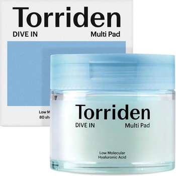 Torriden Ексфолиращи тонер падове с хиалуронова киселина Torriden DIVE-IN Low Molecular Hyaluronic Acid Multi Pad (32543)