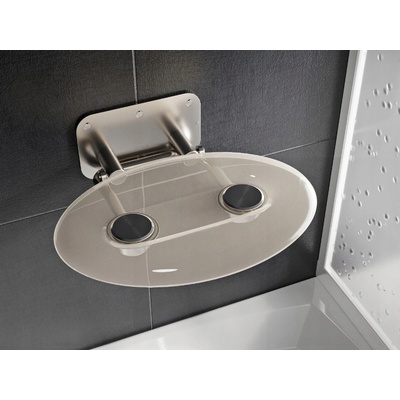 Ravak sedátko do sprchy OVO-P II nerezové Opal B8F0000049