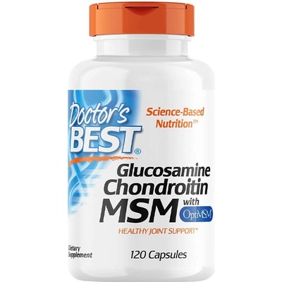 Doctor's Best Glukozamín Chondroitín MSM s OptiMSM 120 veg. kapsúl