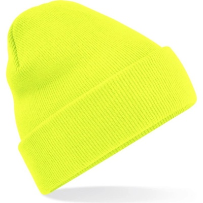 Beechfield dětská zimní čepice B45b fluo rescent yellow