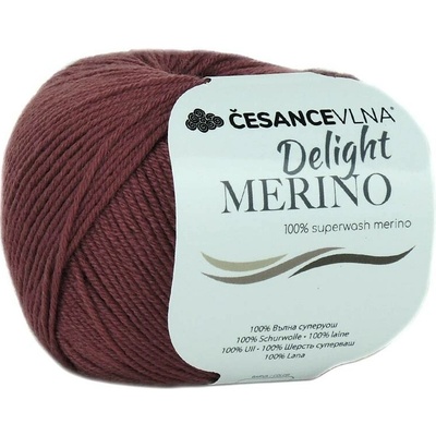 100% Merino příze - Delight starorůžová