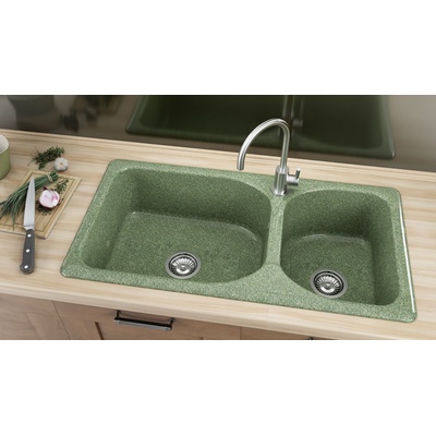 FAT Кухненска мивка от полимермрамор fat, 214 (214marble)