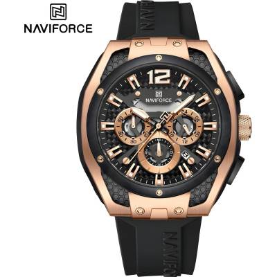 Naviforce Часовници naviforce ma-38614 - Черен / Кафяв kp38614 (ma-38614)