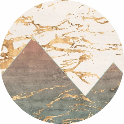 Komar Samolepicí vliesová fototapeta Dot Precious Peaks pr. 125 cm