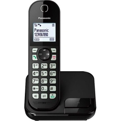 Panasonic Panasonic KX-TGC450GB Безжичен телефон, с ID информация на позвъняването, черен (KX-TGC450GB)