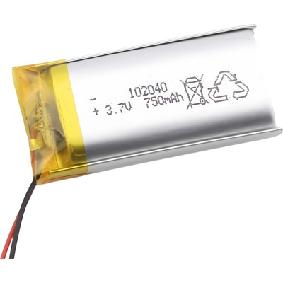 Li-Pol baterie 750mAh, 3.7V, 102040