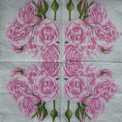 Maki obrúsky Růže s poupaty 33x33cm