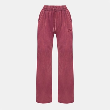 I Saw It First Анцуг I Saw It First Embroidered Wide Leg Joggers - Burgundy
