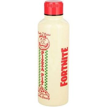 Paladone Бутилка за вода Paladone: Fortnite - Metal Water Bottle, 500 мл, разноцветна (PP14736FO)