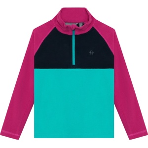 Color Kids Детски поларен пуловер Color Kids Kid's Fleece Pulli Colorblock Fleece jumper - Wild Aster - размер 134 (EU) (704-6328-0418)