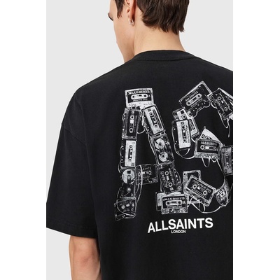 AllSaints Памучна тениска AllSaints MIXTAPE (M031PE)