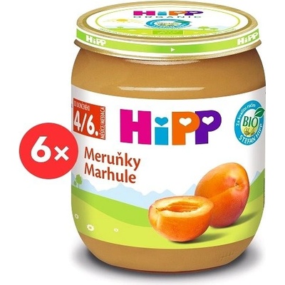 HiPP BIO Meruňky 6 x 125 g