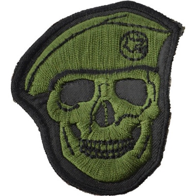 NAVYS Nášivka LEBKA baret vo farbe bojová OLIV