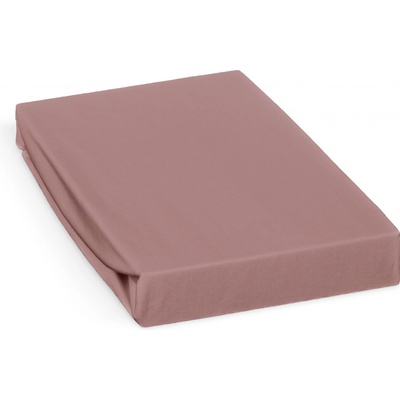 Polášek Jersey prostěradlo starorůžové 90x200