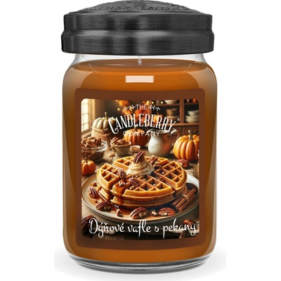 Candleberry Candle Dýňové vafle s pekany 624 g