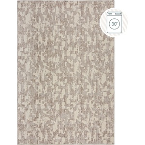 Flair Rugs Сиво-бежов килим подходящ за пране 194x290 cm Connely - Flair Rugs (503119379123)