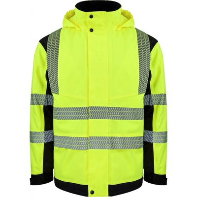 Korntex Copenhagen Softshellová reflexní bunda KX812 Signal Yellow