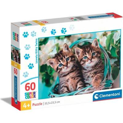 Clementoni 60ч. Пъзел Lovely Kitty Twins (1010309F)