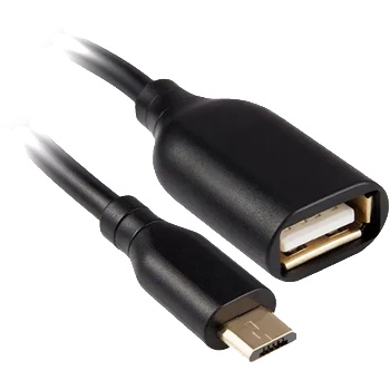 Bravas Кабел Micro OTG USB 1м. черен (valp_2040)