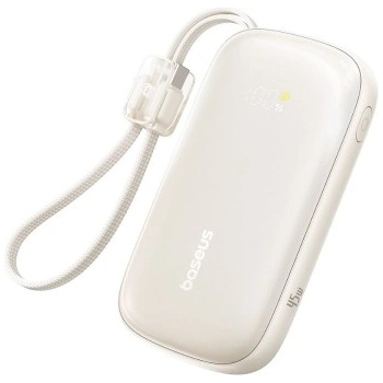 Baseus Power Bank 20000 mAh, 45W + вградени кабели C + L, EnerFill FC21 Qpow 3 Ultra (E0027P01)