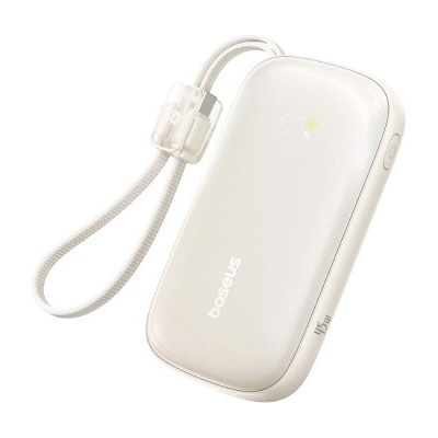 Baseus Power Bank 20000 mAh, 45W + вградени кабели C + L, EnerFill FC21 Qpow 3 Ultra (E0027P01)