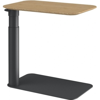Humanscale Float Micro stavitelný stolek černý, bambusová deska