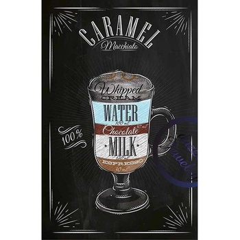 Ceduľa Caramel Macchiato