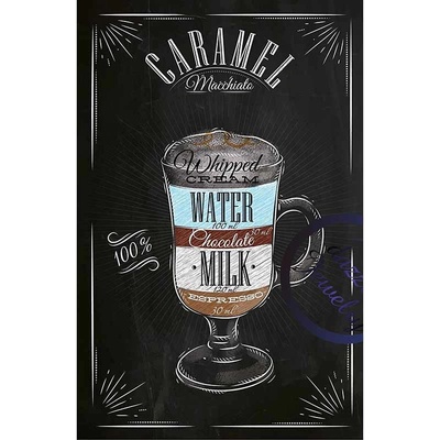 Ceduľa Caramel Macchiato
