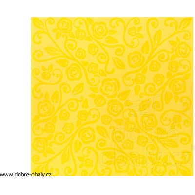 Wimex ubrousky Premium dekor R žluté 50ks 40x40cm