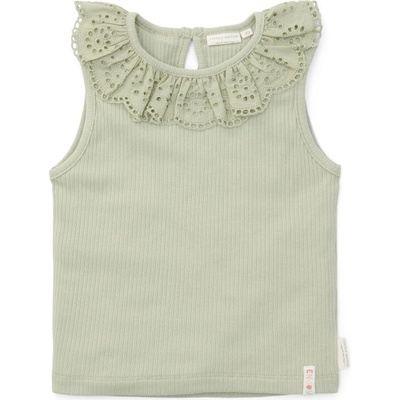 Little Dutch Бебешки рипсен топ Little Dutch - Grass Green, 86 cm, 12-18 м (CL24021134)
