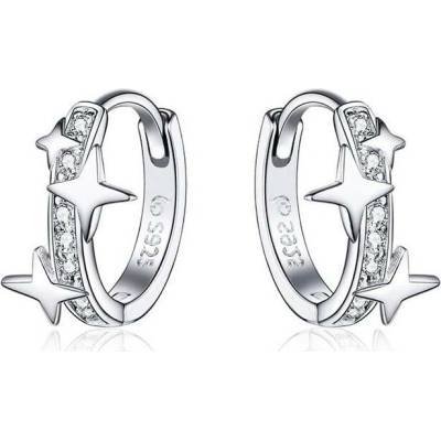 P&J Jewellery stříbrné náušnice hvězdná naděje SE25