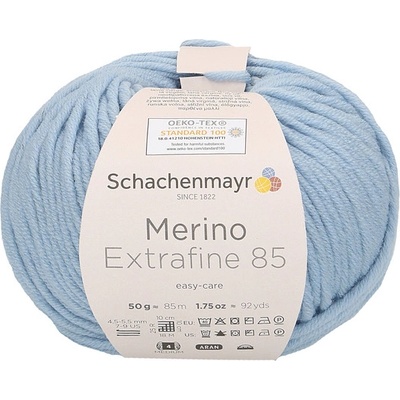 Schachenmayr Merino extrafine 85 Světle modrá 252