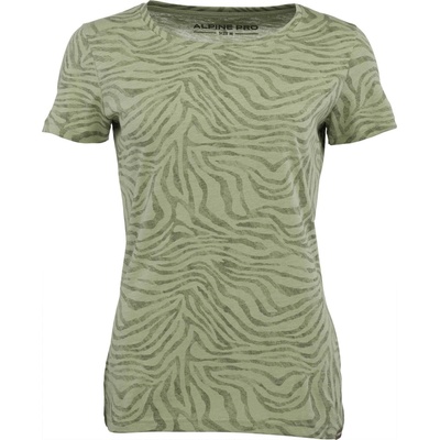 ALPINE PRO Dámske tričko GUBIA khaki
