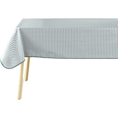 Douceur d'intérieur Obdélníkový ubrus MINI VICHY SAUGE 140x240cm šalvějová kostička modrý