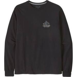 Patagonia M's L/S Chouinard Crest Responsibili-Tee Размер: XL / Цвят: черен
