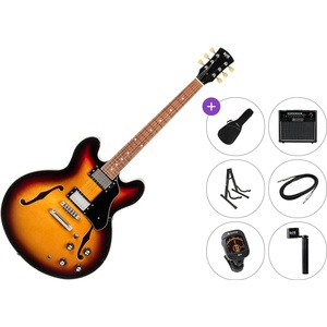 PSD Guitars SH-100 Premium SET Vintage Sunburst Джаз китара