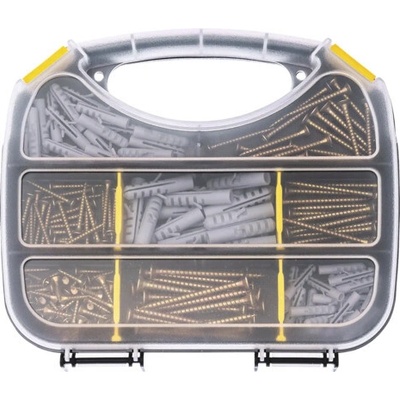 Univerzální vruty a hmoždinky, sada 215 ks