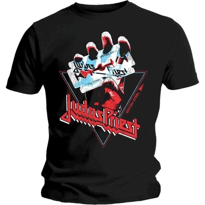 Judas Priest British Steel Hand Triangle Black S Риза (JPTEE18MB01)